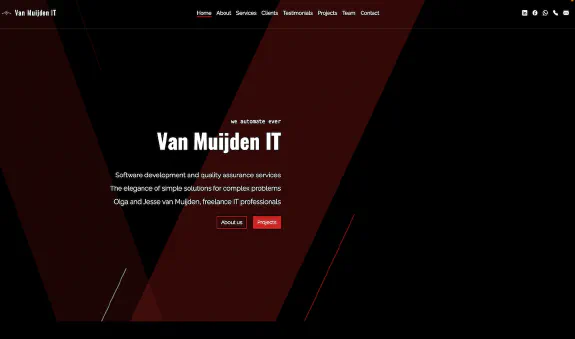 Video poster voor project vanmuijden.it: header video